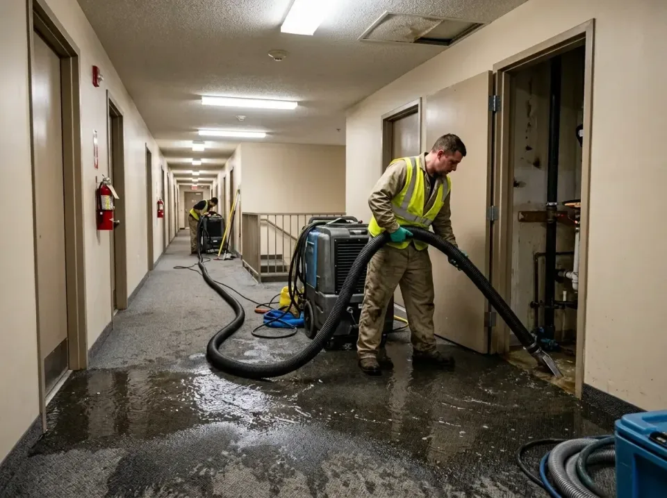 multi-unit-apartment-hallway-f-005 — frequently asked questions, Emergency Burst Pipe Water Extraction & Removal in Rockledg…